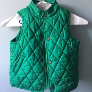 Janie and Jack quilted vest 18-24t